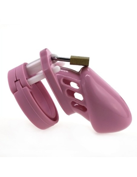 Cage de chasteté en silicone 7 x 3.3 cm Rose Cage de chasteté en silicone 7 x 3.3 cm Rose