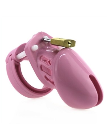 Cage de chasteté en silicone 7 x 3.3 cm Rose