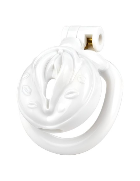 Cage de Chasteté Sissy Kiss 3.5 x 3.8cm Blanc