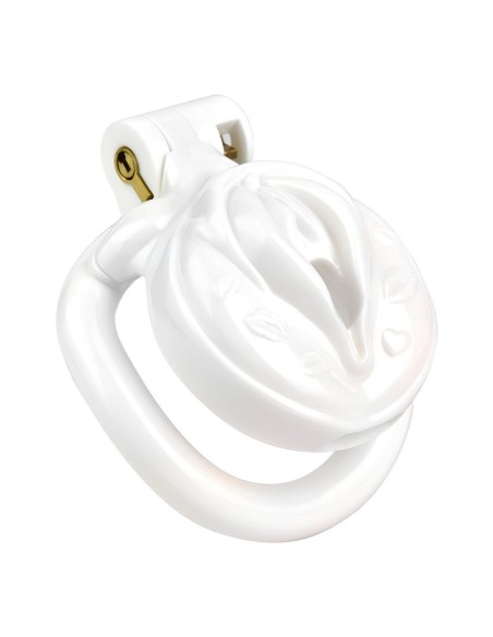 Cage de Chasteté Sissy Kiss 3.5 x 3.8cm Blanc