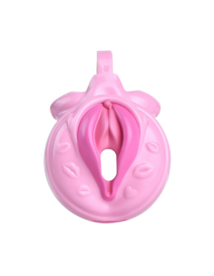 Cage de Chasteté Sissy Kiss 3.5 x 3.8cm Rose