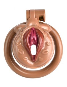 Cage de Chasteté Sissy Kiss 3.5 x 3.8cm Marron