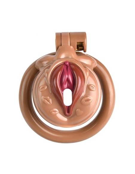 Cage de Chasteté Sissy Kiss 3.5 x 3.8cm Marron Cage de Chasteté Sissy Kiss 3.5 x 3.8cm Marron