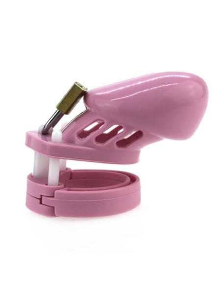 Cage de chasteté en silicone 7 x 3.3 cm Rose Cage de chasteté en silicone 7 x 3.3 cm Rose