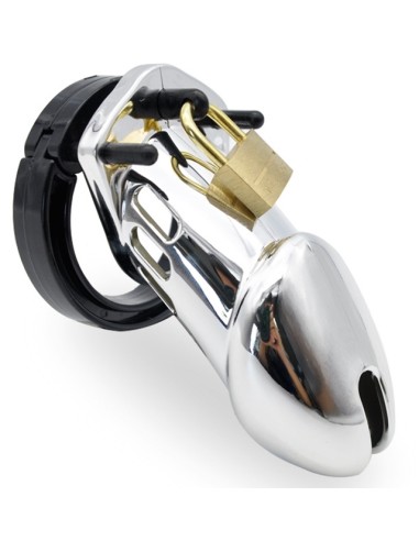 Cage de chasteté Silver Argentée