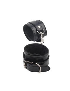 Menottes Noires avec Fourrure