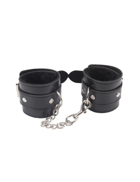 Menottes Noires avec Fourrure Menottes Noires avec Fourrure