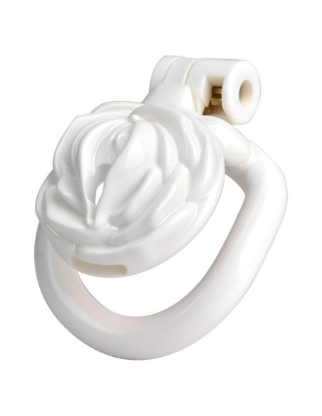 Cage de Chasteté Sissy Rose 3.5 x 3.5cm Blanche Cage de Chasteté Sissy Rose 3.5 x 3.5cm Blanche