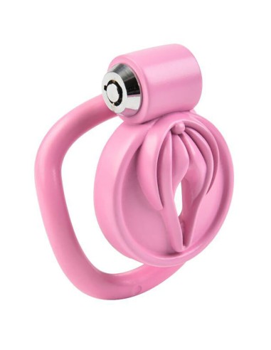 Cage de Chasteté Sissy Clit 2.5 x 3.8cm Rose - Cages de Chasteté - 2