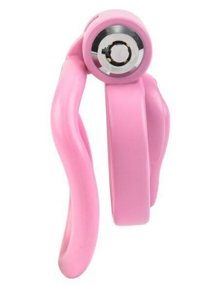 Cage de Chasteté Sissy Clit 2.5 x 3.8cm Rose - Cages de Chasteté - 3
