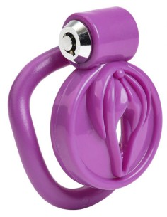 Cage de Chasteté Sissy Clit 2.5 x 3.8 cm Violet