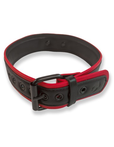 Collier Puppy Collar Noir-Rouge