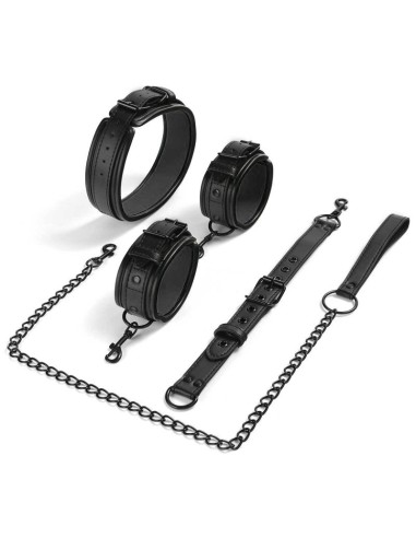 Attaches Poignets-Cou Neckist Noires