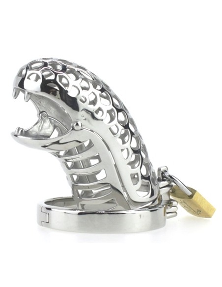 Cage de chasteté Snake Head 7.5 x 3.2 cm