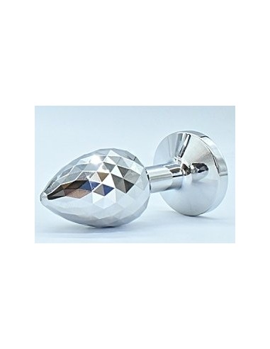 Plug Bijou IKONIK DIAMOND L 8 x 4 cm Argent