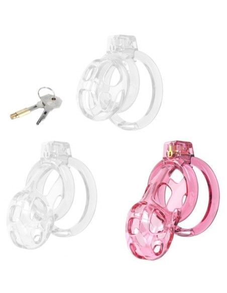 Cage de Chasteté Lock Cobra L 8.5 x 4cm Rose Cage de Chasteté Lock Cobra L 8.5 x 4cm Rose