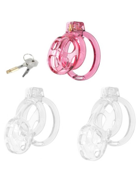 Cage de Chasteté Lock Cobra S 6 x 3.6cm Rose
