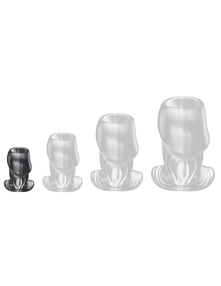 Plug tunnel Holik S 4 x 3 cm - Ouverture 22 mm Noir