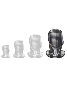 Plug Tunnel Holik XL 8.5 x 5.5 cm - Ouverture 38 mm Noir