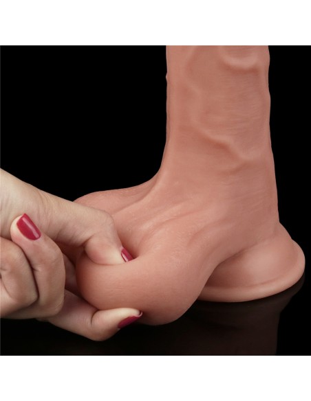 Gode réaliste Sliding Skin 19 x 4.8cm