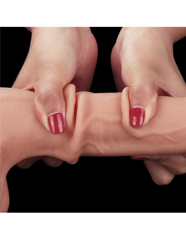 Gode réaliste Sliding Skin 19 x 4.8cm