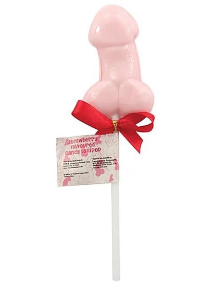 Bonbon Sucette pénis Arôme Fraise 35g Bonbon Sucette pénis Arôme Fraise 35g