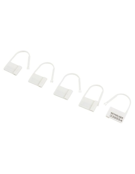 Lot de 5 Cadenas Lock Numérotés Blanc