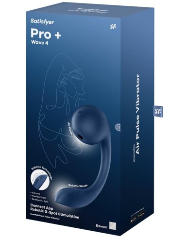 Double Stimulateur Connecté Pro+ Wave 4 15 x 3.5cm