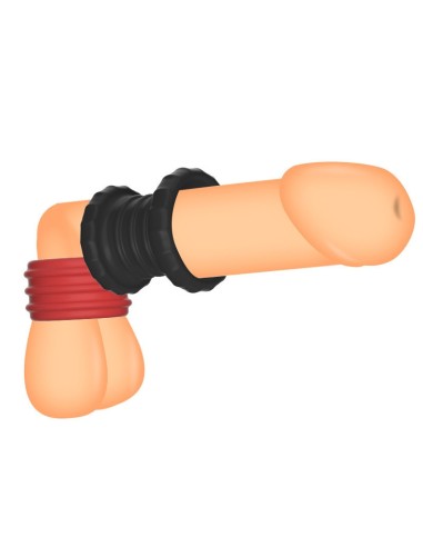 Ballstretcher Soqlo 35 mm - Hauteur 5 cm Rouge-Noir