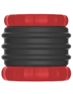 Ballstretcher Soqlo 35 mm - Hauteur 5 cm Noir-Rouge