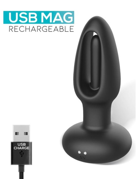 Plug Vibrant SASHA 2 10 x 4cm Plug Vibrant SASHA 2 10 x 4cm