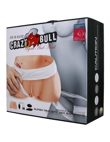 Masturbateur Fessier Vibrant Super Lady Crazy Bull Vagin-Anus