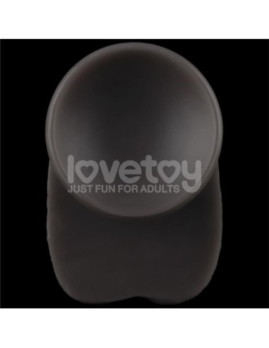Gode en silicone IKSEL COCK 34 x 6 cm Marron