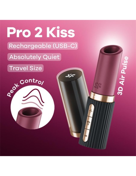 Stimulateur de Clitoris Pro 2 Kiss Stimulateur de Clitoris Pro 2 Kiss