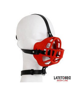 Muselière avec Bâillon-Boule Muzzgag Rouge