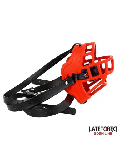 Muselière avec Bâillon-Boule Muzzgag Rouge