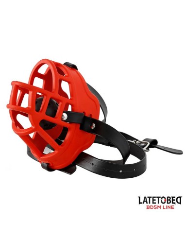 Muselière avec Bâillon-Boule Muzzgag Rouge