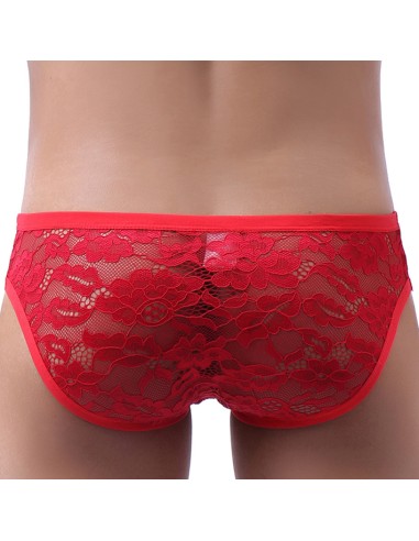 Slip en dentelle Floom Rouge