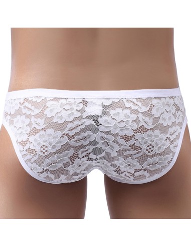 Slip en dentelle Floom Blanc