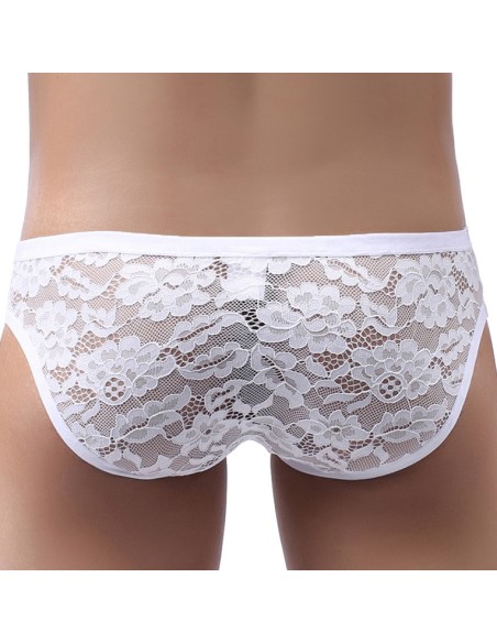 Slip en dentelle Floom Blanc
