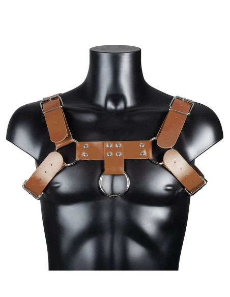 Harnais simili Harnis Marron