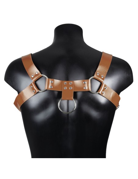 Harnais simili Harnis Marron