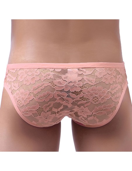 Slip en dentelle Floom Rose