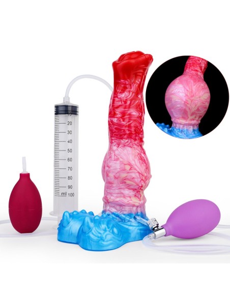 Gode éjaculateur gonflable Air Krulys 20 x 6.5cm