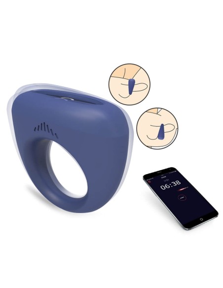 Cockring Vibrant Contrôle à Distance DANTE 28mm