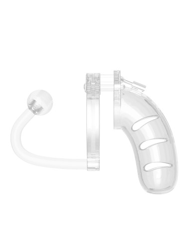 Cage de chasteté avec plug ManCage Modèle 11 11 x 3.5 cm Transparente