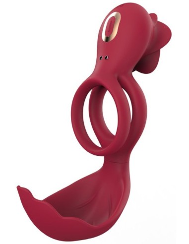 Cockring avec Rose Vibrante ROSEVIBS