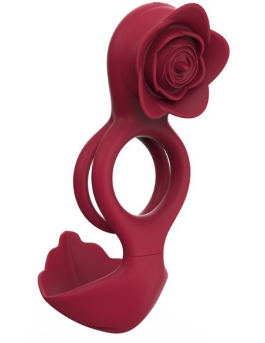 Cockring avec Rose Vibrante ROSEVIBS