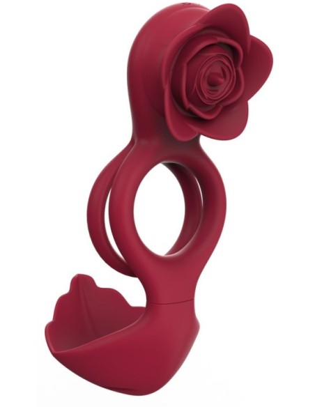 Cockring avec Rose Vibrante ROSEVIBS