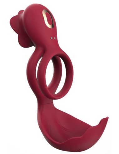 Cockring avec Rose Vibrante ROSEVIBS